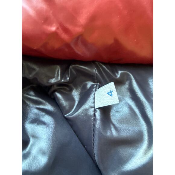 Moncler Men's Tibb Down Vest in burgundy Nylon Size 4/ XL - Picture 14 of 16